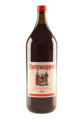 Bild von Tafelwein Burgwappen Rot 6x 2L