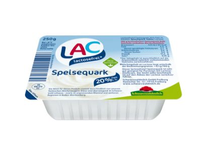 Speisequark laktosefrei 20%  8x250g