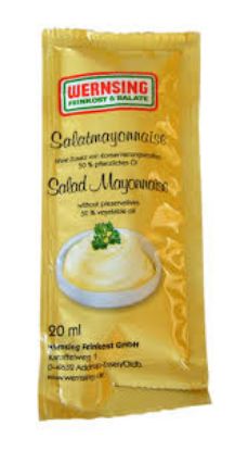 Mayonnaise Portionspackungen 100x20ml