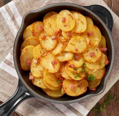 Bild von Bratkartoffeln,  pfannenfertig m.Zwiebeln & Speck 3 kg