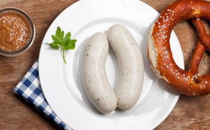 TK Weißwurst 60g, 120g/Paar ca.33 Paar/Krt. 4 kg-Krt.