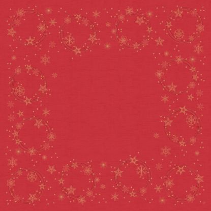 Bild von Mitteldecke 84x84cm 5 x 20St. STAR SHINE RED