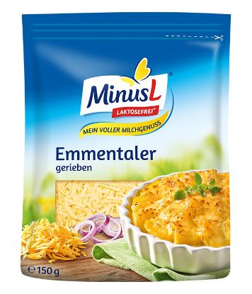 Bild von MinusL Emmentaler gerieben 45% 150g