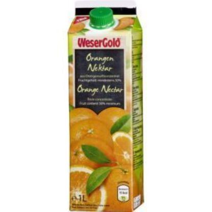 Bild von WeserGold Orangen-Nektar 8x1L