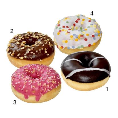 Bild von SG-Mini-Donut-Box ungefüllt 36 x 31 g