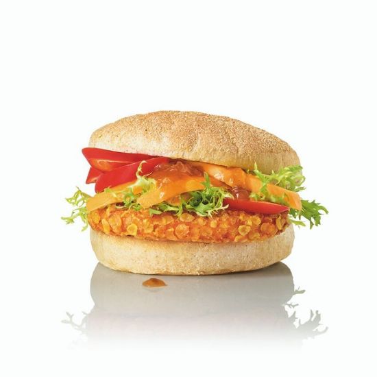 Bild von Crunchy Chik´n Burger 90 g, 1,5kg-Btl.=15-17 St.