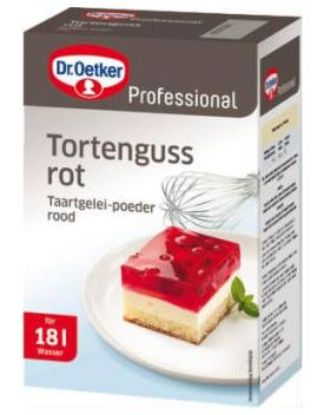 Bild von Tortenguss Rot 1kg