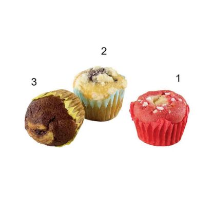 Bild von Mini-Muffin Box, 3-fach 60 x 20g