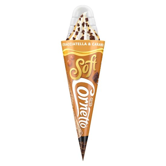 Bild von Impulseis Cornetto Soft Stracciatella & Caramel 24x140 ml