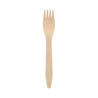 Bild von Holz-Gabeln 16,5cm 100 St.
