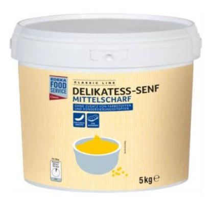 Bild von Tafelsenf mittelscharf 5kg