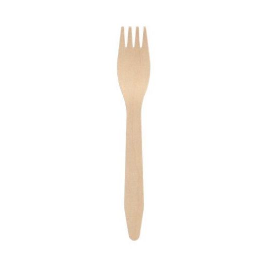Bild von Holz-Gabeln 16,5cm 100 St.