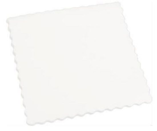 Bild von Prägeservietten 17x17cm weiß  