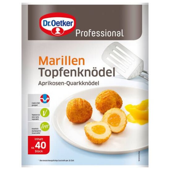 Bild von Marillenfruchtknödel 2x 2,6 kg mit der Beschreibung Dr. Oetker