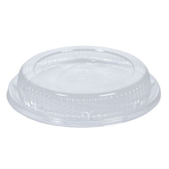 Bild von DOM-Deckel, PET, 22,5cm,100St. mit der Beschreibung klar Höhe 4 cm zu Art.1746
