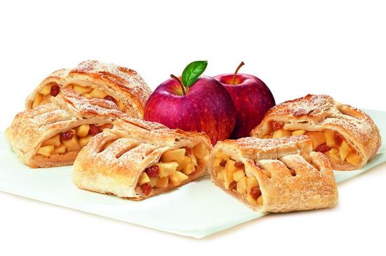 Bild von Apfelstrudel 20x110g, in zartem Blätterteig, fertig gebacken mit der Beschreibung PAN