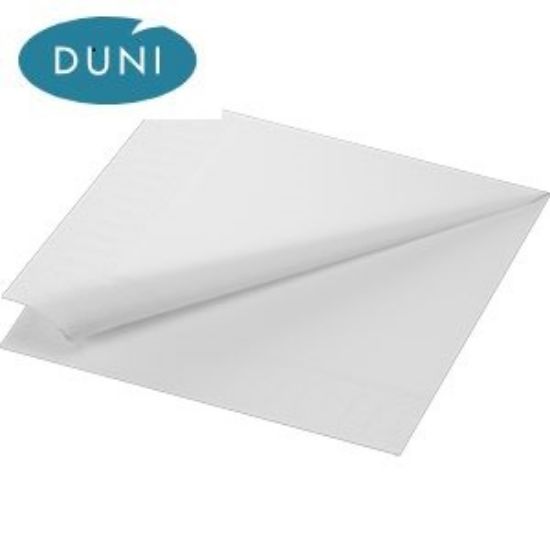 Bild von 40er,3lg.,1/4F.,4x250 St WEIß mit der Beschreibung DUNI Zelltuchservietten