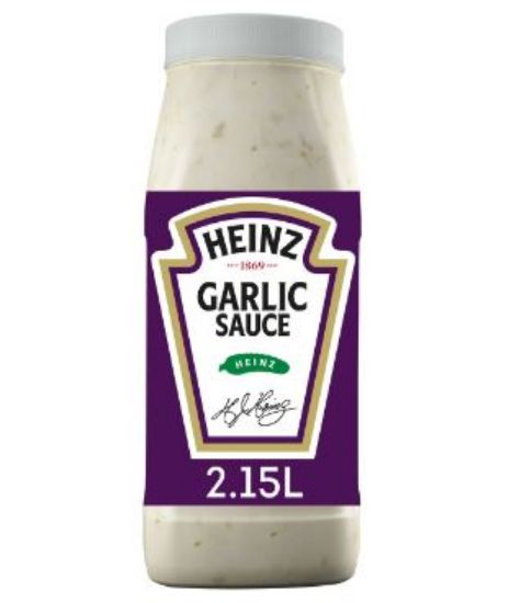 Bild von HEINZ Garlic Sauce 2,15 L mit der Beschreibung (Knoblauchsauce)