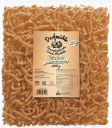 Bild von Dinkel-Spiralnudeln 2,5kg mit der Beschreibung Dorfmühle