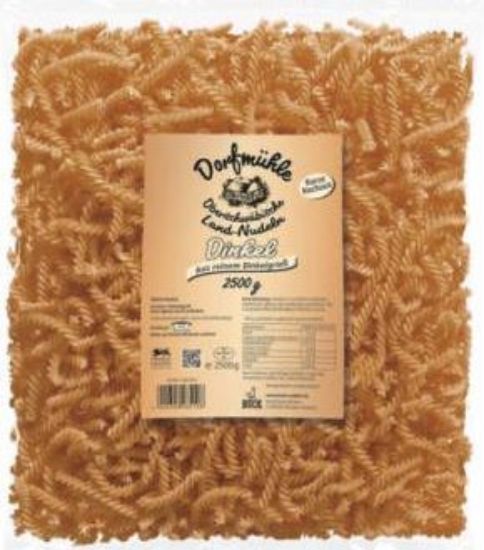 Bild von Dinkel-Spiralnudeln 2,5kg mit der Beschreibung Dorfmühle