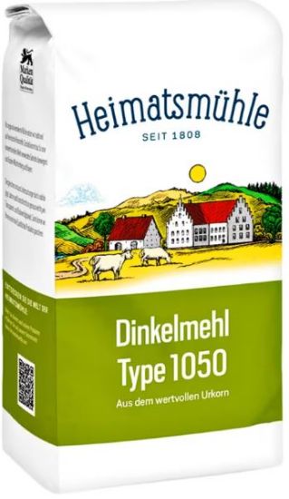 Bild von Dinkel-Mehl Typ 1050  1kg mit der Beschreibung Heimatsmühle