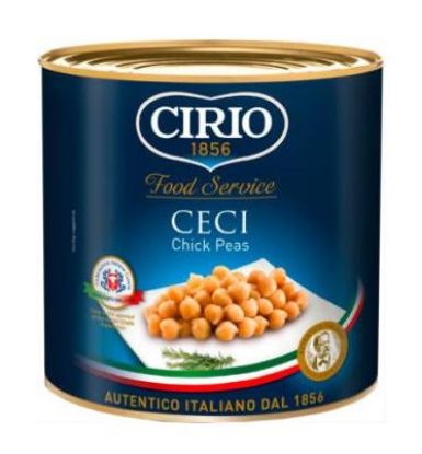 Bild von Kichererbsen 3/1  2.650g mit der Beschreibung CIRIO