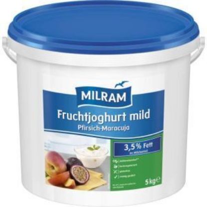 Bild von Fruchtjoghurt 3,5% Pfirsich-Maracuja 5kg mit der Beschreibung MILRAM