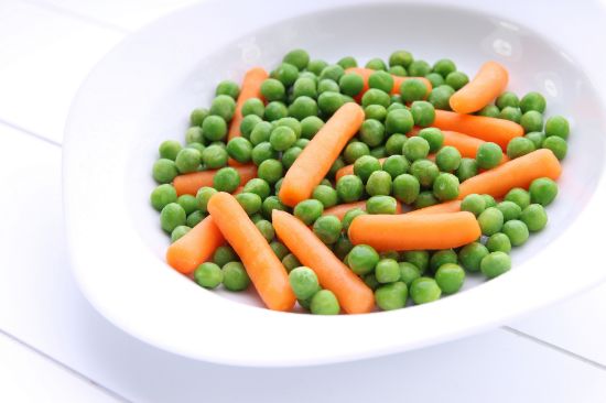 Bild von Mischgemüse Erbsen & Möhren mit der Beschreibung 4 x 2,5 kg