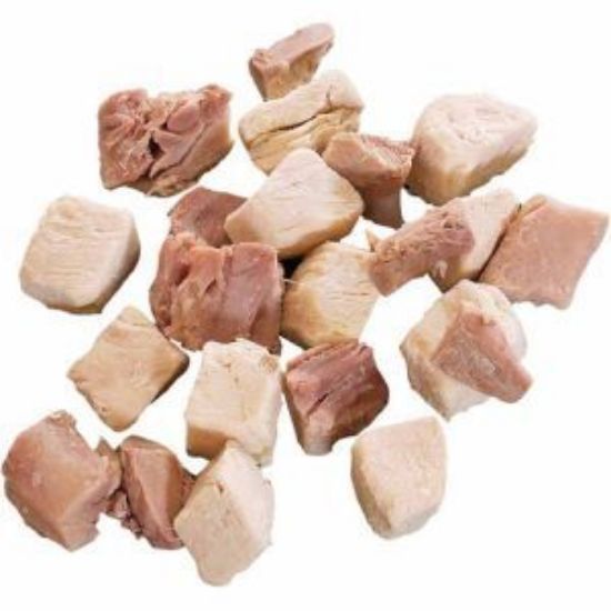 Bild von TK Hühnerfleisch gekocht, gewürfelt mit der Beschreibung 24 mm,  4x2,5kg