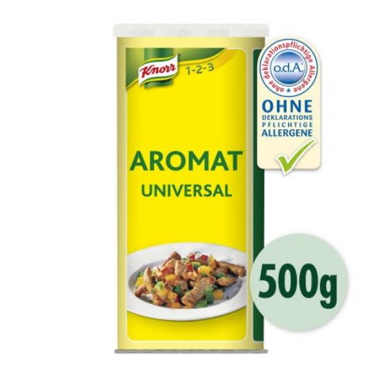 Bild von Knorr Aromat Universal 500g mit der Beschreibung Würzmittel