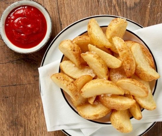 Bild von Jacked Wedges - Kartoffelspalten mit Schale, ungewürzt  4 x 2,5 kg mit der Beschreibung Wernsing