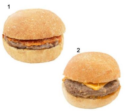 MiKa Mini-Hamburger-Brötchen 2-fach sortiert, 36 x 30g