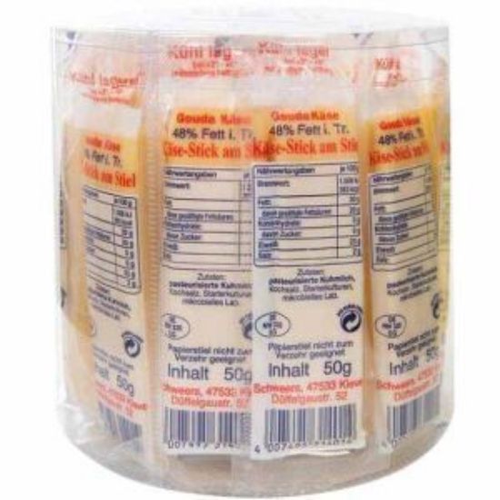 Bild von Gouda Käsestick 48%  20 x 50 g mit der Beschreibung Schweers