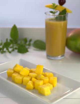 Bild von Mangowürfel 20x20 mm 2,5 kg