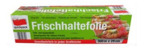 Bild von Frischhaltefolie 300 m x 29 cm mit der Beschreibung Quickpack