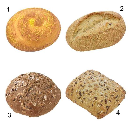 Bild von BetterLife Brötchenkiste 80x64g, 4-fach sortiert mit der Beschreibung EDNA - Vorbestellung 3 Werktage