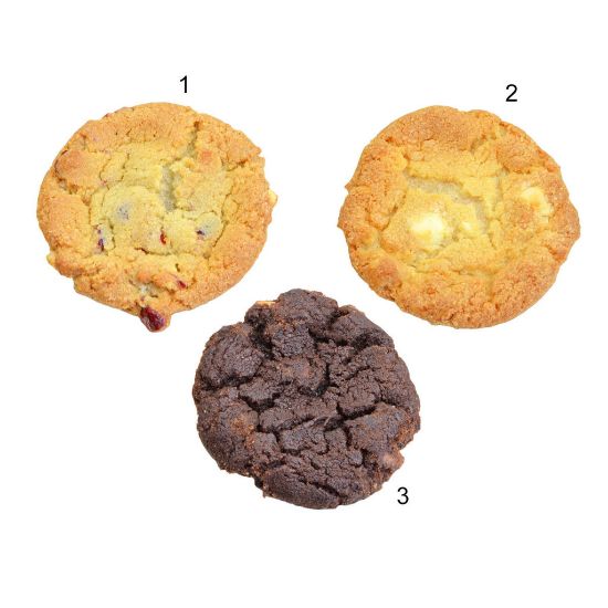 Bild von FF-Mini Cookie Mischkiste 150 x 13g, 3-fach sortiert mit der Beschreibung EDNA - Vorbestellung 3 Werktage