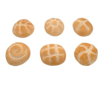 Bild von FF-Funny Pack 100 x 65g - Weizenbrötchen mit der Beschreibung EDNA - Vorbestellung 3 Werktage