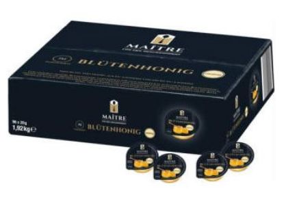 Bild von Honig Creme Portionen 96x20g mit der Beschreibung Maitre