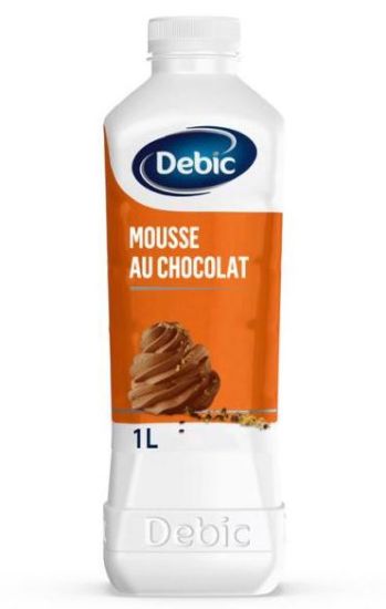 Bild von Mousse au chocolat 1L - flüssige Dessertbasis, mit echter belischer Milchschokolade, ergibt ca. 2L mit der Beschreibung DEBIC