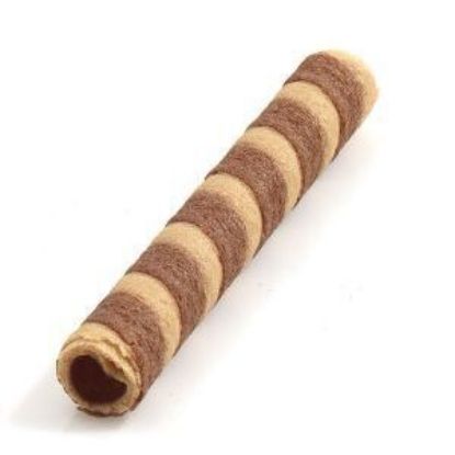 Bild von Stenger Eiswaffel Schokoröllchen 200St mit der Beschreibung MHD 01.11.25 Original-Preis 17,99