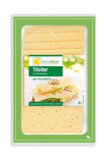 Bild von Tilsiter-Scheiben 45%, 10x150g mit der Beschreibung Frischpack