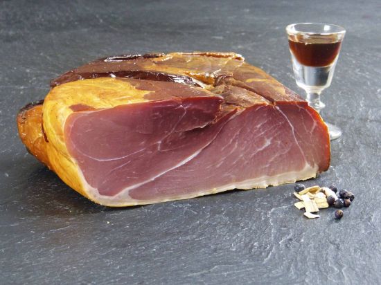 Bild von Eifeler Landschinken 1/2 St., ca.2,5 kg,vac., ohne Schwarte mit der Beschreibung Hünten - Vorbestellung 3 Werktage