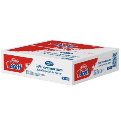 Bild von BECKERS Rinderkrokette, 20 % Rindfleisch, 28x80g mit der Beschreibung BECKERS