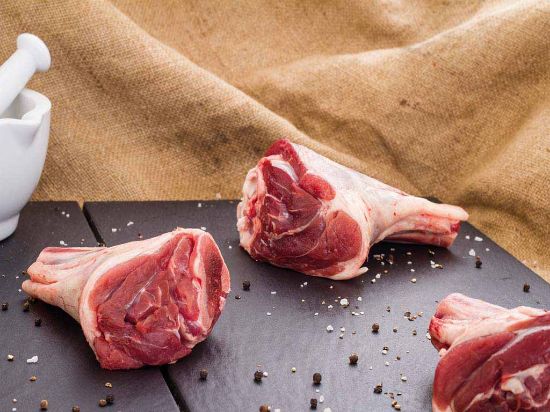 Bild von Lamm-Hinterhaxe, m. Knochen, 2 ST./Päck. = ca. 800g mit der Beschreibung Neuseeland