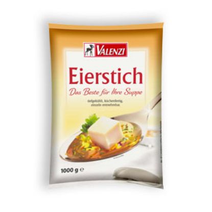 Bild von Eierstich, gewürfelt 1 kg mit der Beschreibung Valenzi