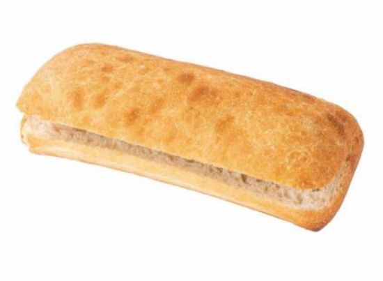 Bild von FF-Ciabatta mit  Hinge Cut 60x115g, fertig gebacken mit der Beschreibung EDNA - Vorbestellung 3 Werktage