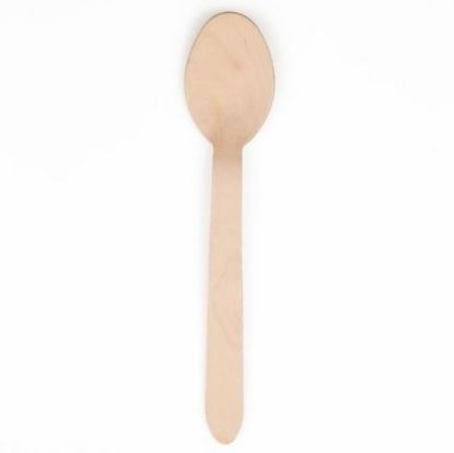 Bild von Green Line Löffel 16cm 1000St mit der Beschreibung Holz - PURE  10 x 100 St.