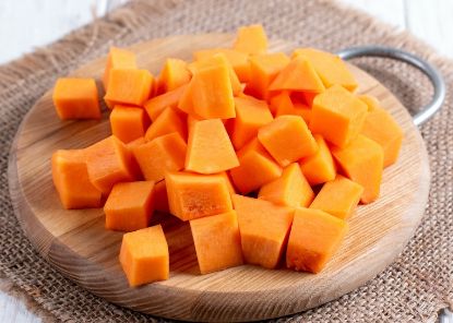 Bild von TK Kürbiswürfel 10x10mm 1 x 10  kg mit der Beschreibung Saisonartikel