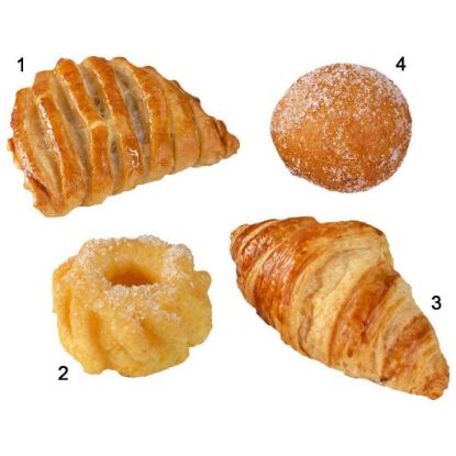 Bild von FF-süße Mini-Mischkiste, 4-fach sortiert, 125 x 25g, fertig gebacken mit der Beschreibung EDNA - Vorbestellung 3 Werktage